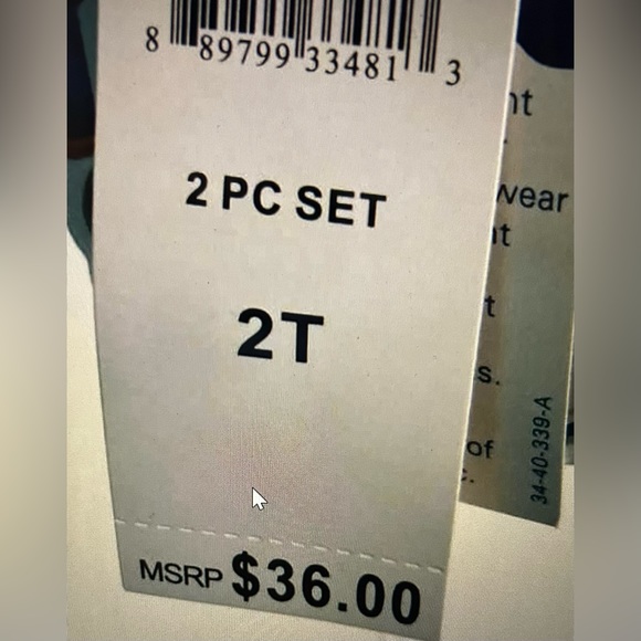 Nickelodeon PAW PATROL Size 2T Pajamas 2 Pc. NEW Winter Snow Pattern - Picture 3 of 3